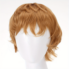 Rainbow Short Straight Wig Synthetic Wig With Bangs Heat Resistant