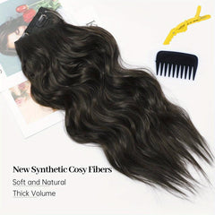 55 Long Wavy Synthetic Hair Pieces for Daily Use