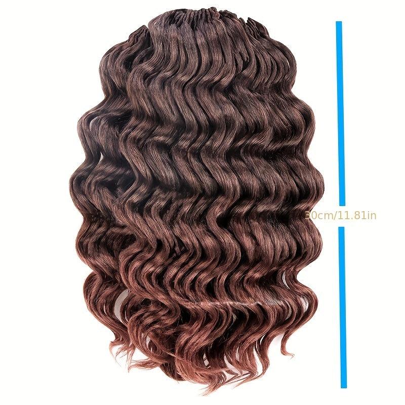 Ocean Wave Crochet Hair Extensions 30 48 Cm Deep Wave Braiding Hair Extensions
