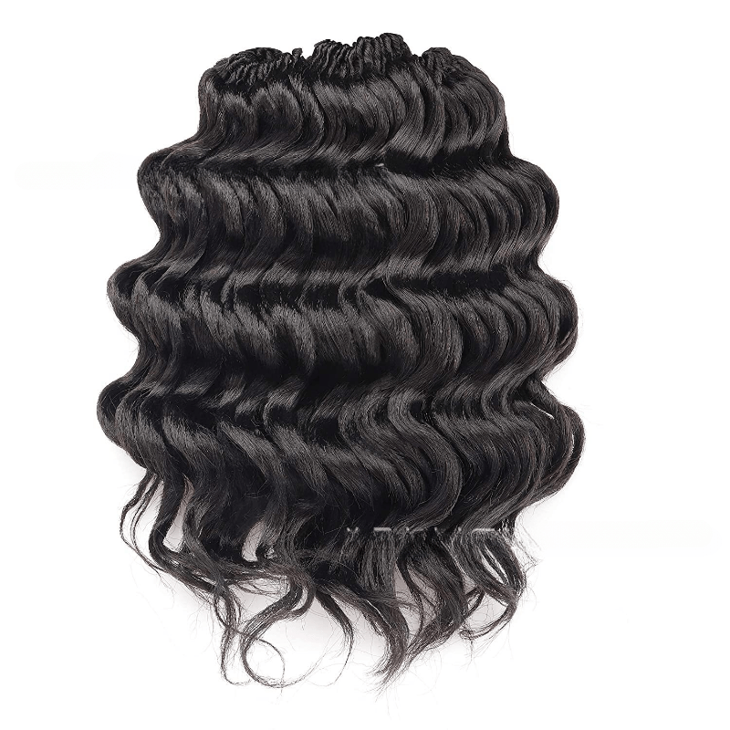 Ocean Wave Crochet Hair Extensions 30 48 Cm Deep Wave Braiding Hair Extensions