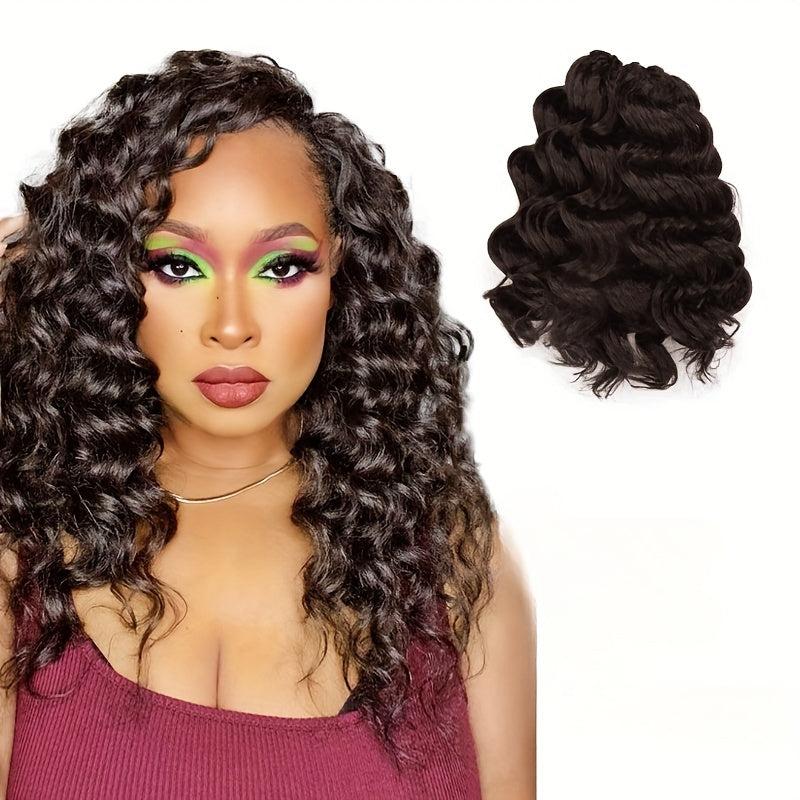 Ocean Wave Crochet Hair Extensions 30 48 Cm Deep Wave Braiding Hair Extensions
