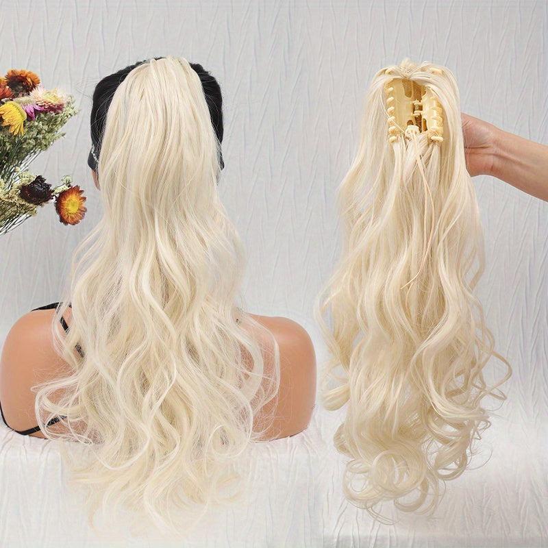 Synthetic Claw Clip On Ponytail Hair Extension for Women