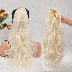Synthetic Claw Clip On Ponytail Hair Extension for Women