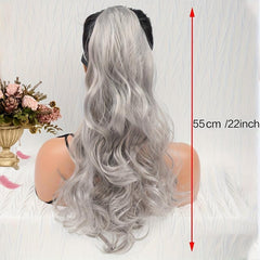 Synthetic Claw Clip On Ponytail Hair Extension for Women