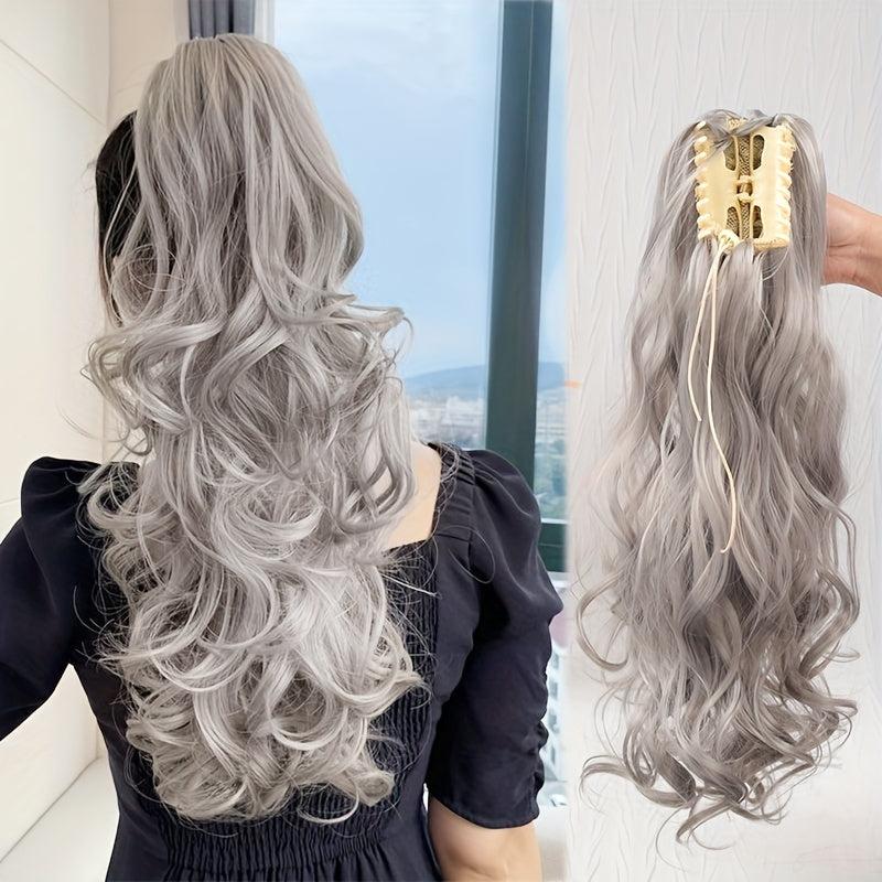 Synthetic Claw Clip On Ponytail Hair Extension for Women