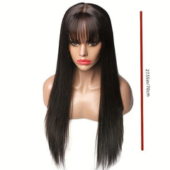 Straight Synthetic Hair Yellow Purple Cosplay Wig For Women Costume