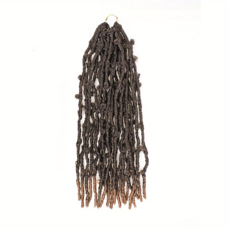 Synthetic Distressed Butterfly Locs Crochet Hair Pre Twisted Bob Locs
