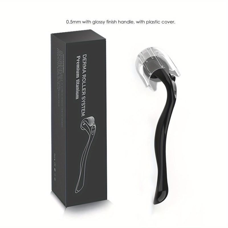 Titanium Micro Needle Beard Roller with Travel Case for Microneedling