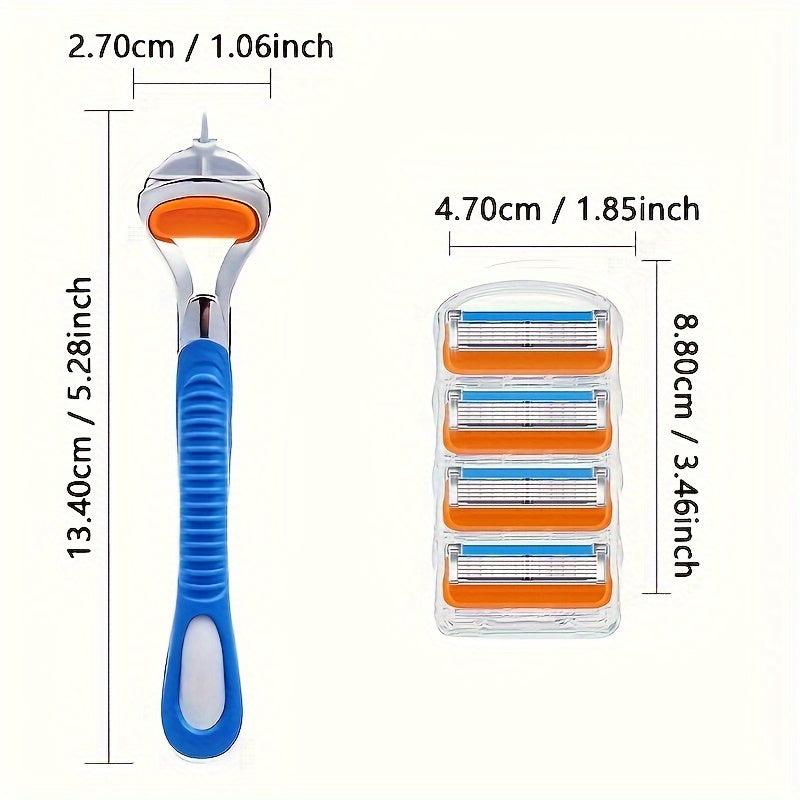 Sharp 5 layer Razor Blades 36 24 12 8 4pcs Replacement Blades Stainless Steel