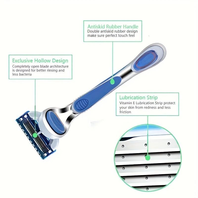 Sharp 5 layer Razor Blades 36 24 12 8 4pcs Replacement Blades Stainless Steel