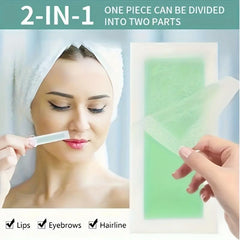 Portable Facial Hair Depilatory Strips for Men & Women