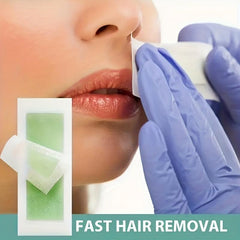 Portable Facial Hair Depilatory Strips for Men & Women