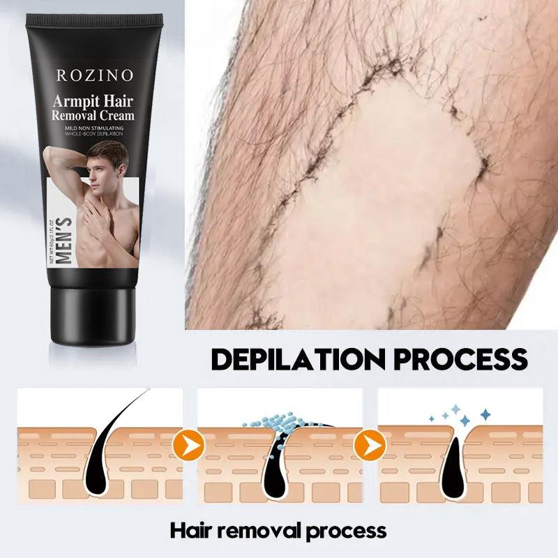 Hair Removal Cream for Men & Women - Skin Friendly Painless Hair Remover Cream