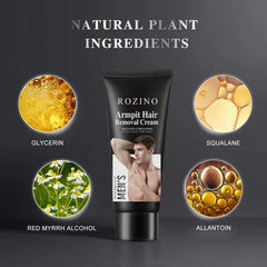 Hair Removal Cream for Men & Women - Skin Friendly Painless Hair Remover Cream