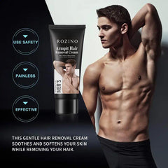 Hair Removal Cream for Men & Women - Skin Friendly Painless Hair Remover Cream