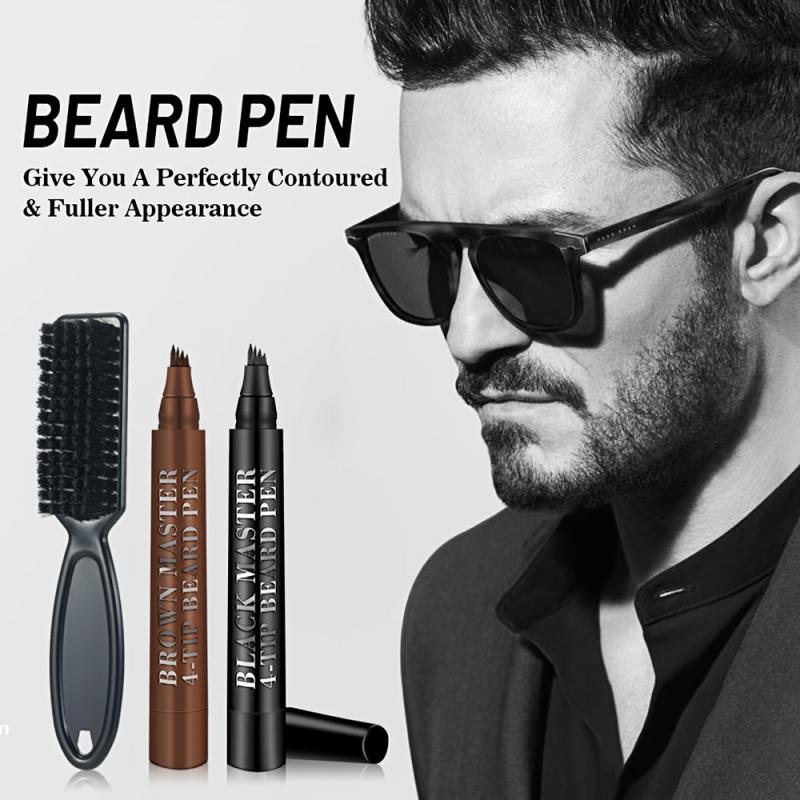 Beard Pen Filler Set Waterproof & Long-Lasting