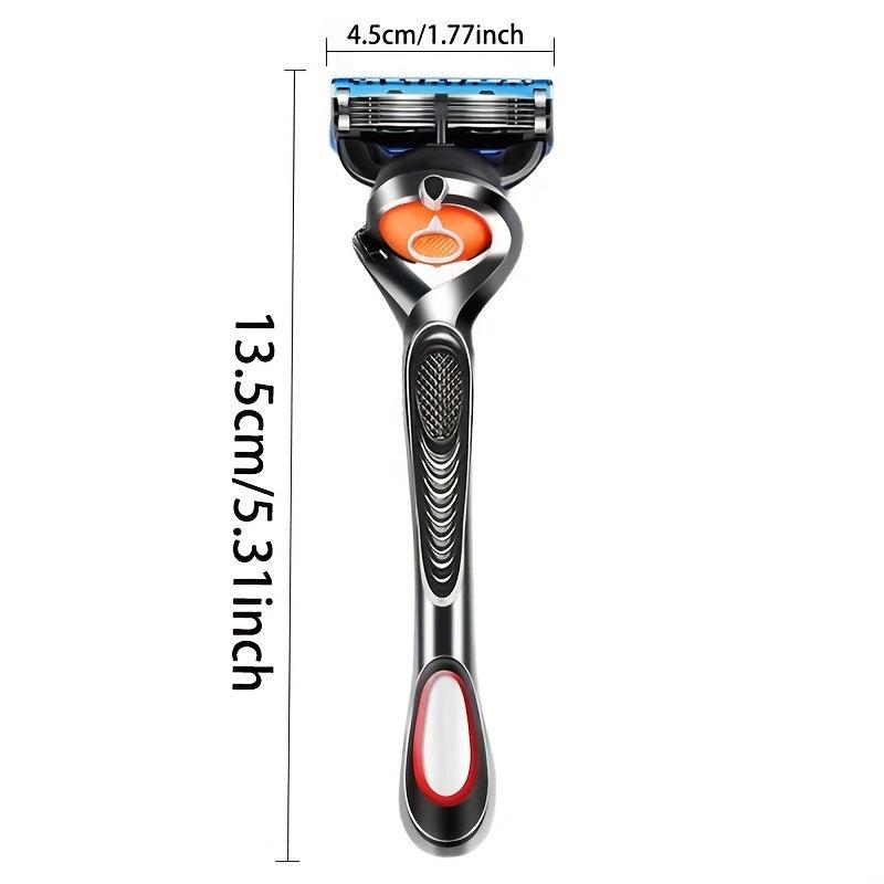 Retro Wet Shaving Razor with Skin Guard and Replacement Blades