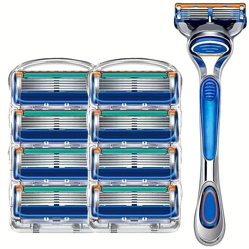 Sharp 5-Layer Razor Blades 24 Pcs Replacement Blades Wet Shaving Safety Razor