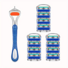 Sharp 5-Layer Razor Blades 24 Pcs Replacement Blades Wet Shaving Safety Razor