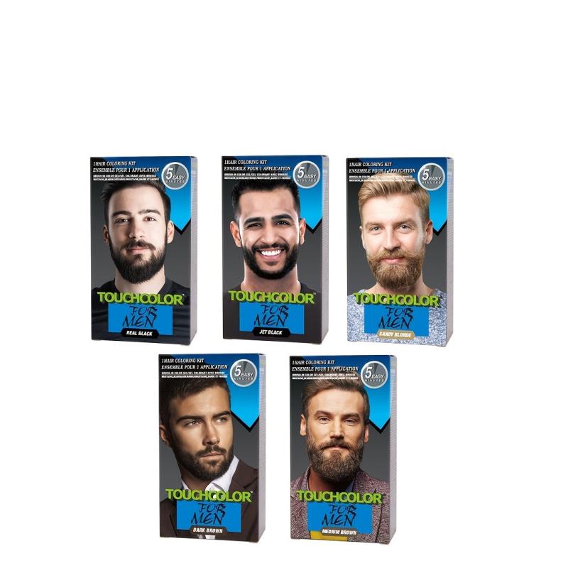 Organic Dark Brown Beard Dye - Natural Hair Color for Men