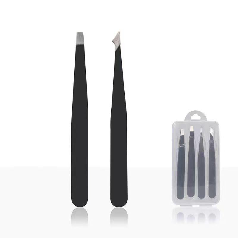 Stainless Steel Precision Tweezers for Hair Removal