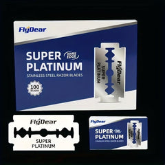 200 Double Edge Razor Blades Men's Stainless Steel Shaving Blades