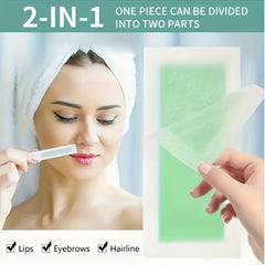 Hair Removal Waxing Strips for Legs, Underarms, Bikini Area, Full Body