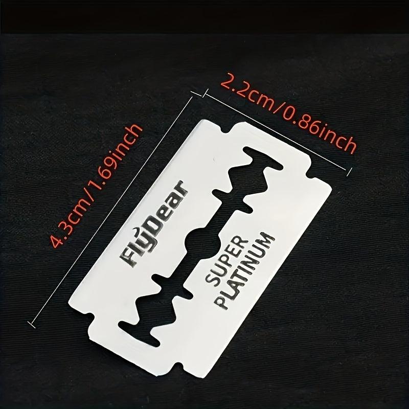 30 Pcs Barber Double Edge Razor Blades Stainless Steel Professional Shaving Tool