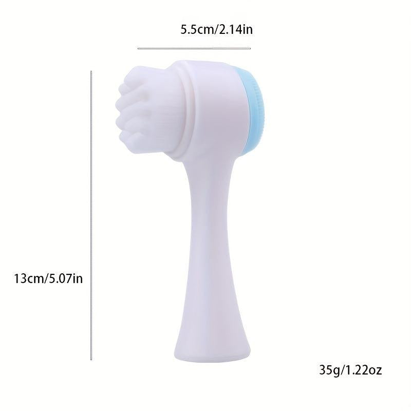 Double Sided Facial Cleansing Brush for Deep Pore Cleansing
