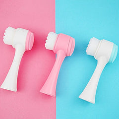 Double Sided Facial Cleansing Brush for Deep Pore Cleansing