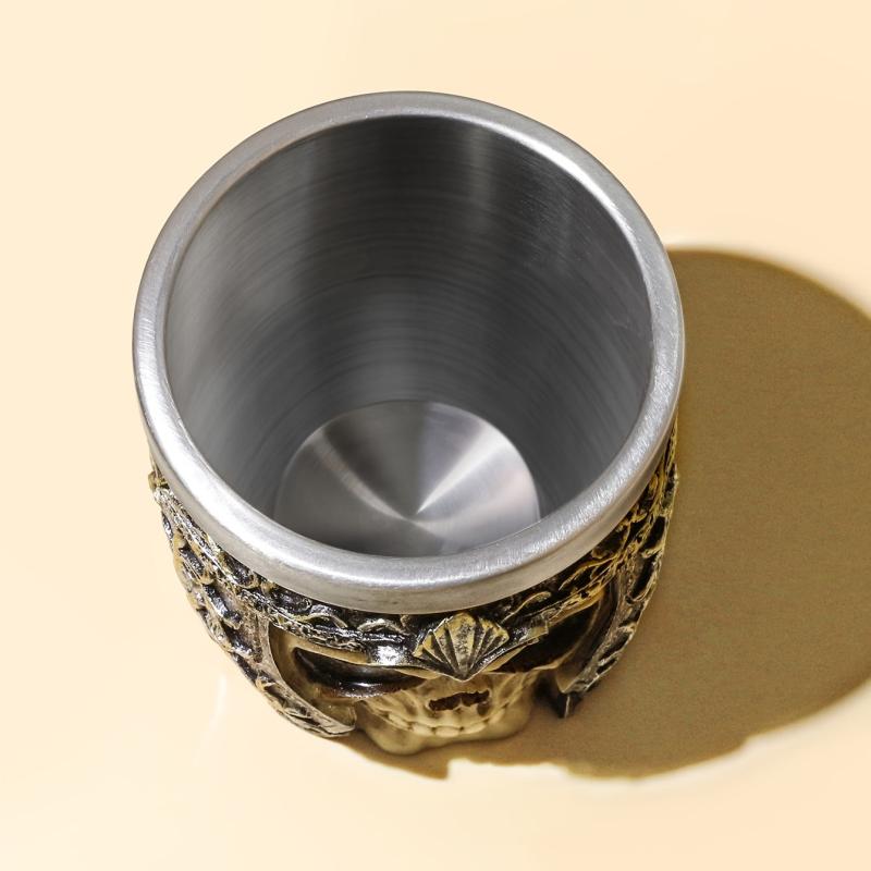 Men's Stainless Steel Shaving Soap Bowl - Rich Lather, Warm Shave