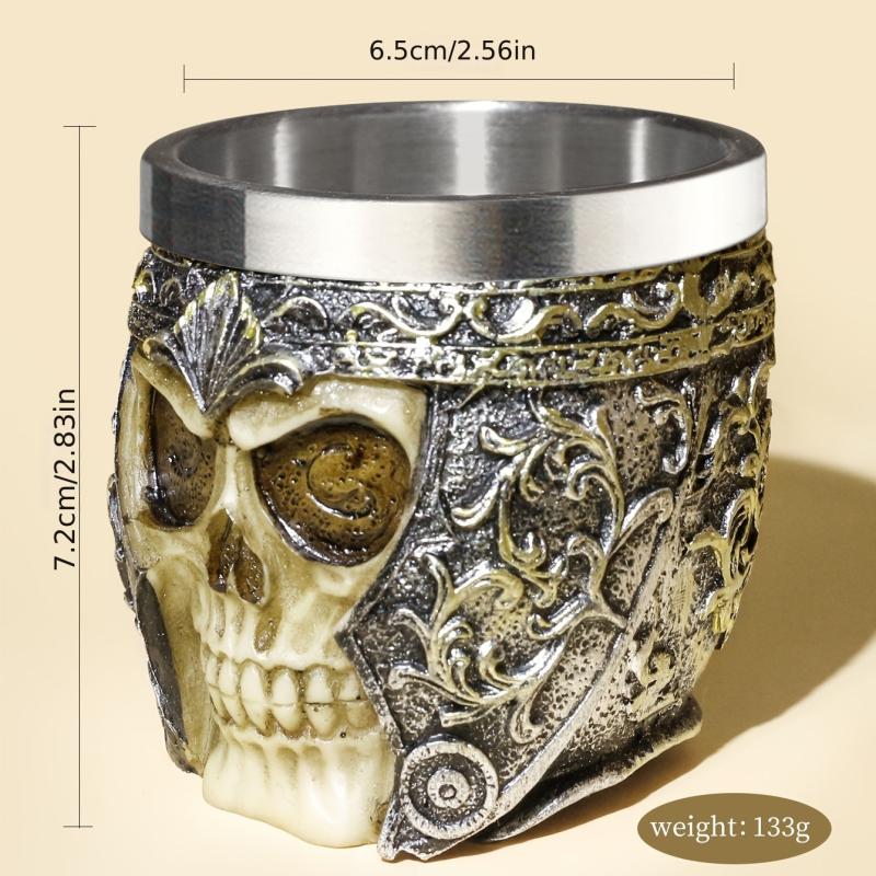 Men's Stainless Steel Shaving Soap Bowl - Rich Lather, Warm Shave