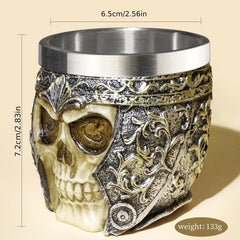 Men's Stainless Steel Shaving Soap Bowl - Rich Lather, Warm Shave
