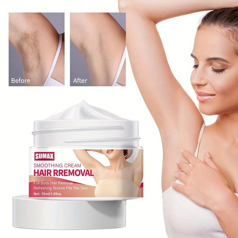 Hair Removal Cream for Women and Men - Skin-Friendly Painless Hair Remover Cream