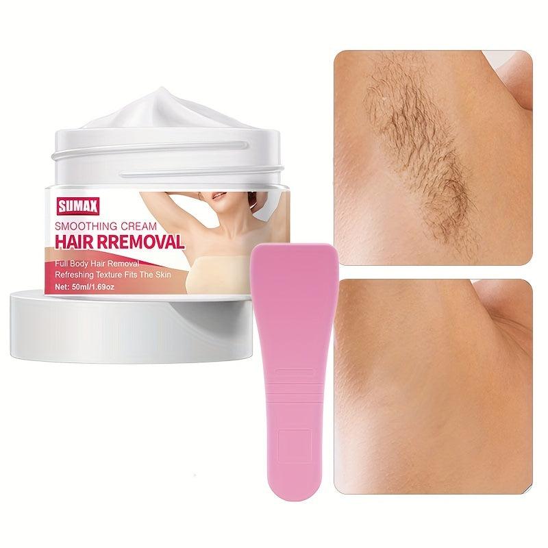 Hair Removal Cream for Women and Men - Skin-Friendly Painless Hair Remover Cream