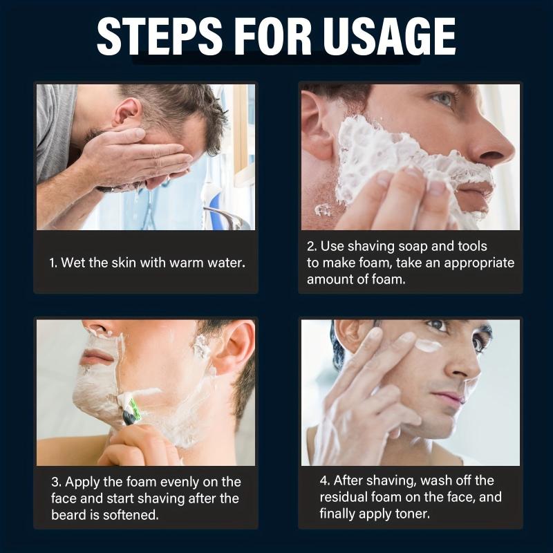 Men's Natural Shaving Soap Soft & Silky Shave Soap