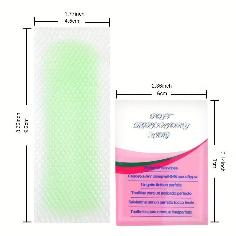 Hair Remover Wax Strip Dual Sided Facial Wax Strips - 30 Pcs