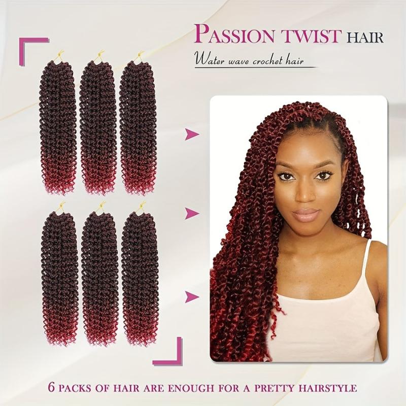 18Inch 6Pack Passion Twist Hair Extensions for Women