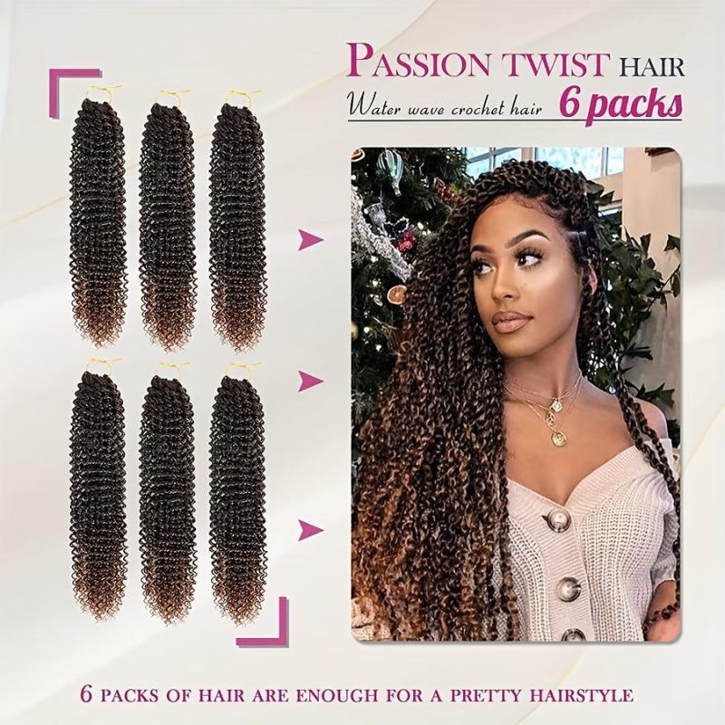 18Inch 6Pack Passion Twist Hair Extensions for Women