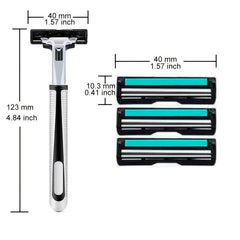 Classic Razor Shaving Replacement Blades Skin Guard Included Holder 36 Blades