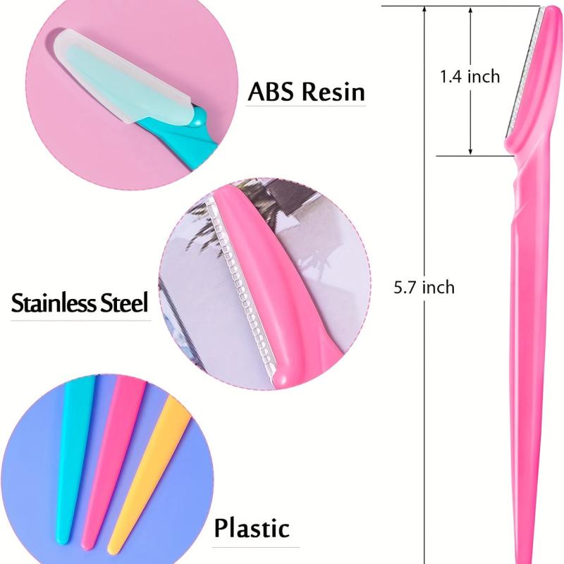 6pcs Eyebrow Grooming Exfoliating Shaving Kit