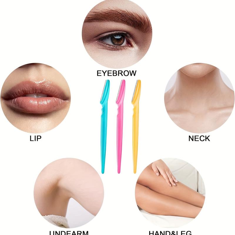 6pcs Eyebrow Grooming Exfoliating Shaving Kit