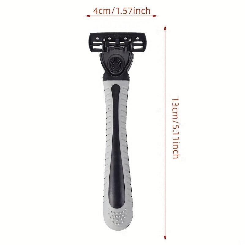 Portable Travel Razor with 6pc Six Layer Head