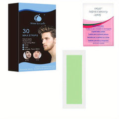 Wax Strips Hair Removal Portable Depilatory Wax Paper 30 Pcs