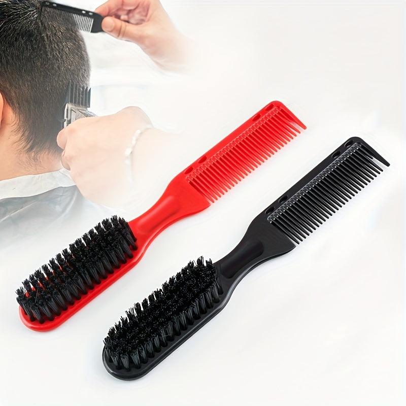 Barber Comb Brush Portable Cleaning Brush Beard Brush for Beard Sweeping
