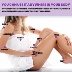 Exfoliating Body Scrub Hair Removal Nourishing Cleansing