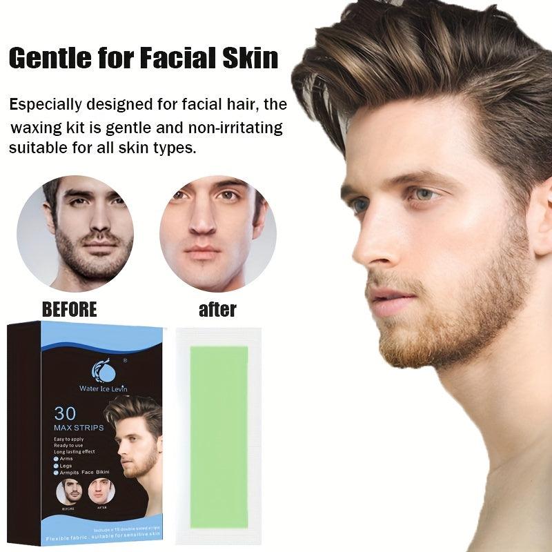 Portable Hair Removal Wax Strips 15 Ct