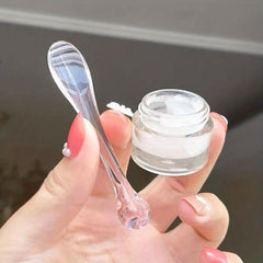 2Pcs Clear Eye Cream Massage Sticks Face Cream Spoon Multi-use Wand DIY Cosmetic