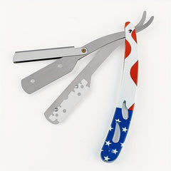 Foldable Hair Blade Barber Straight Razor For Men