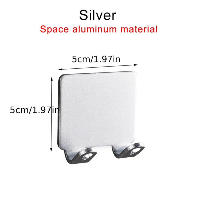 2Pcs Punch Razor Holder Storage Hook Wall Bathroom Razor Rack